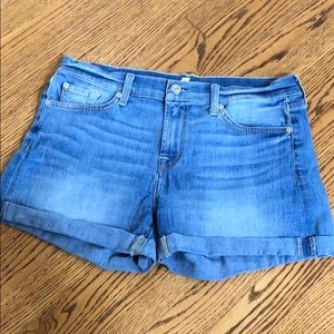 7 for all mankind light Jean shorts! Like new!